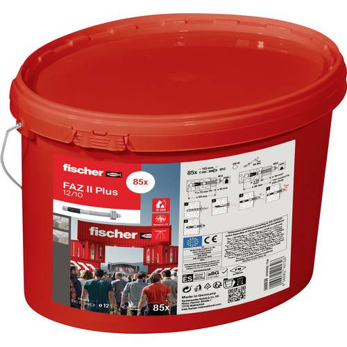 Thumbnail - Fischer 568859 FAZ II Plus 12/10 Eimer (85) Bolzenanker 109 mm 12 mm 85 St.