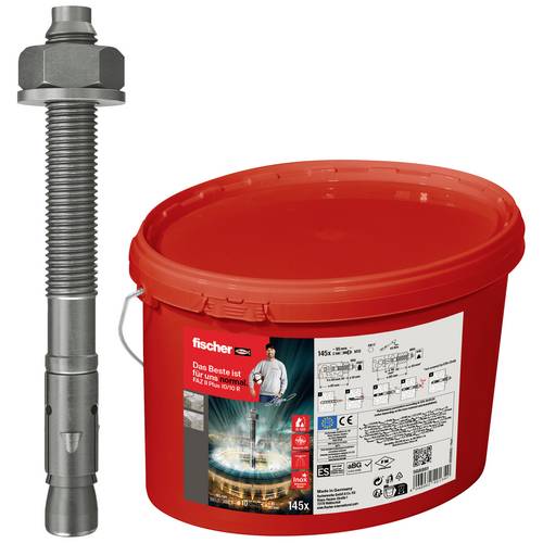 Fischer 568861 FAZ II Plus 10/10 R Eimer (145) Bolzenanker 95 mm 10 mm 145 St.