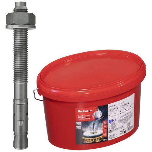 Fischer 568864 FAZ II Plus 12/20 R Eimer (80) Bolzenanker 119 mm 12 mm 80 St.