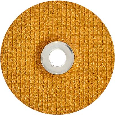 Rundes Schleifpapier mit Körnung, mittig mit Loch, verwendet zum Glätten und Polieren von Oberflächen.