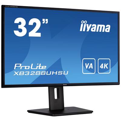 Iiyama ProLite XB3288UHSU-B5 LED-Monitor EEK G (A - G) 80 cm (31.5 Zoll) 3840 x 2160 Pixel 16:9 4 ms HDMI®, DisplayPort,