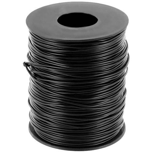 econ connect KD05SW100 Schaltdraht 1 x 0.2 mm² Schwarz 100 m