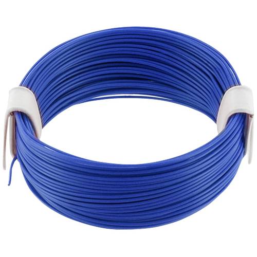 Thumbnail - econ connect KL004BL10 Litze 1 x 0.04 mm² Blau 10 m