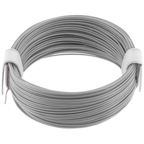 econ connect KL004GR10 Litze 1 x 0.04 mm² Grau 10 m