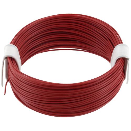 Thumbnail - econ connect KL004RT10 Litze 1 x 0.04 mm² Rot 10 m