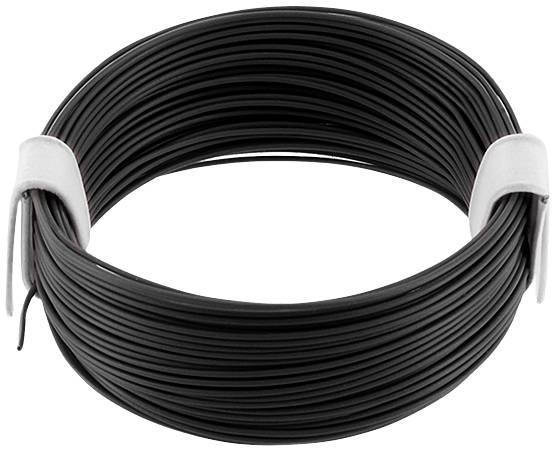 ECON connect KL004SW10 Litze 1 x 0.04 mm² Schwarz 10 m