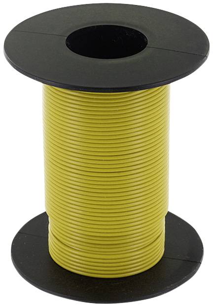 Econ connect KL025GE25 Litze 1 x 0.25mm² Gelb 25m