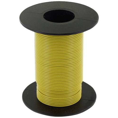 Thumbnail - econ connect KL025GE25 Litze 1 x 0.25 mm² Gelb 25 m