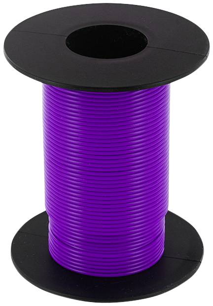 ECON connect KL025VIO25 Litze 1 x 0.25 mm² Violett 25 m