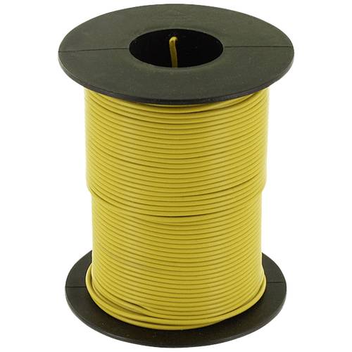 econ connect KL025GE50 Litze 1 x 0.25 mm² Gelb 50 m