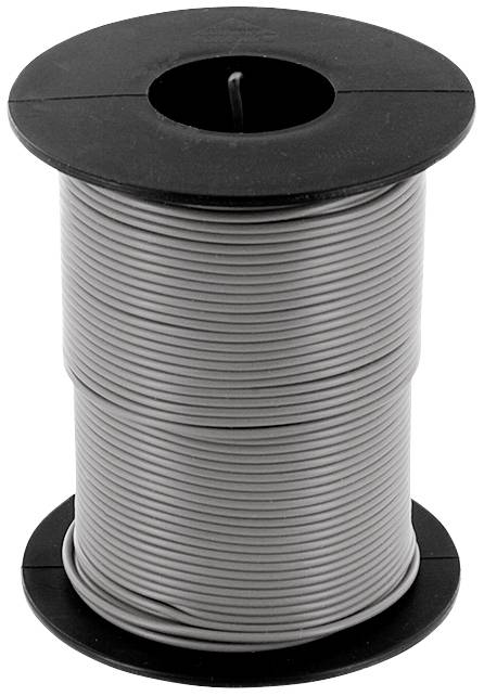econ connect KL025GR50 Litze 1 x 0.25 mm² Grau 50 m