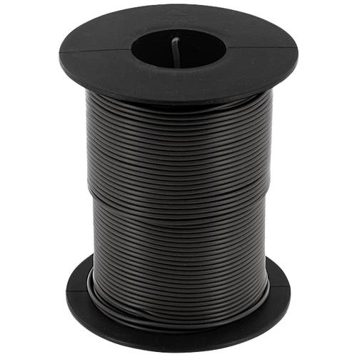 Thumbnail - econ connect KL025SW50 Litze 1 x 0.25 mm² Schwarz 50 m