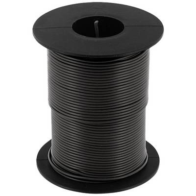 Schwarze Spule mit Wickeldraht.