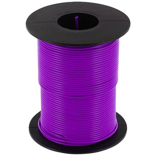 Thumbnail - econ connect KL025VIO50 Litze 1 x 0.25 mm² Violett 50 m