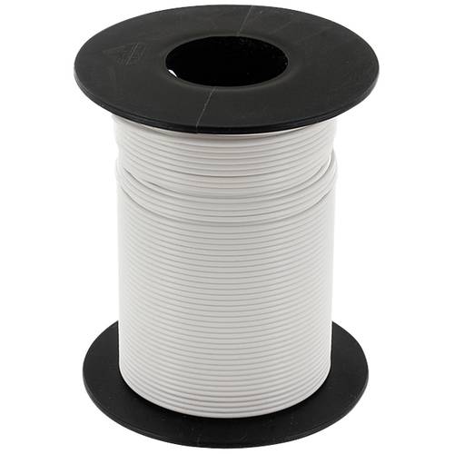econ connect KL025WS50 Litze 1 x 0.25 mm² Weiß 50 m