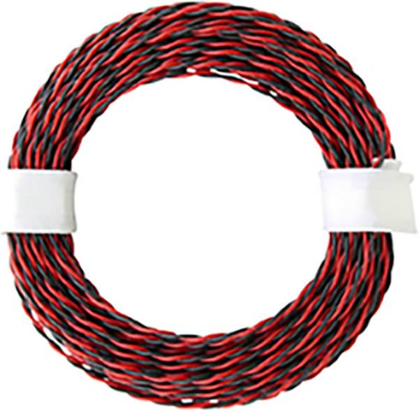econ connect KZL2X004RTSW10 Litze  2 x 0.04 mm² Rot/Schwarz 10 m