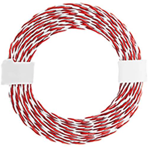 Thumbnail - econ connect KZL2X004RTWS10 Litze 2 x 0.04 mm² Rot/Weiß 10 m