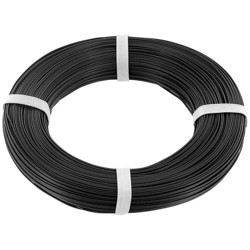 Thumbnail - econ connect KZL2X008SW100 Litze 2 x 0.08 mm² Schwarz 100 m