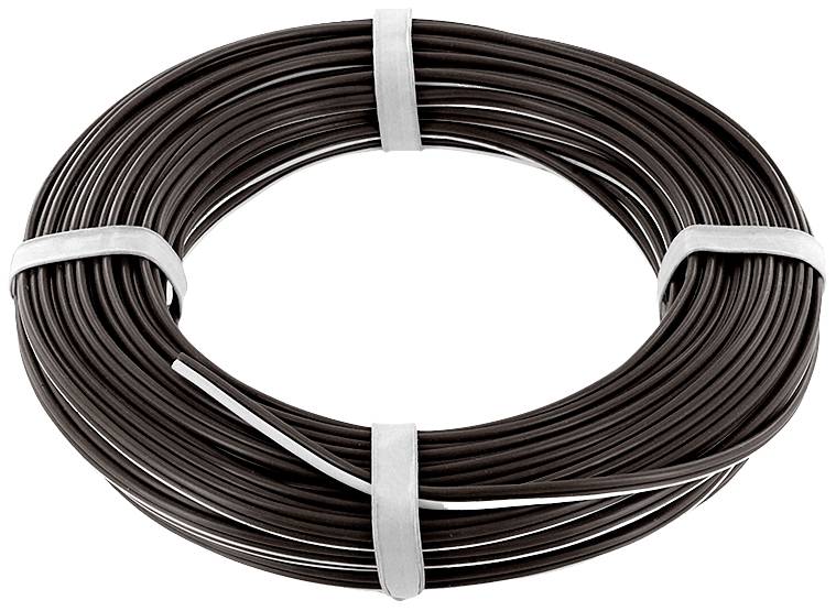 econ connect ZKL05WSSW20 Litze 2 x 0.5 mm² Weiß, Schwarz 20 m
