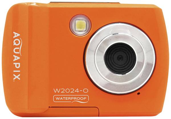 Aquapix W2024 Splash Orange Digitalkamera 16 Megapixel  Orange  Wasserdicht