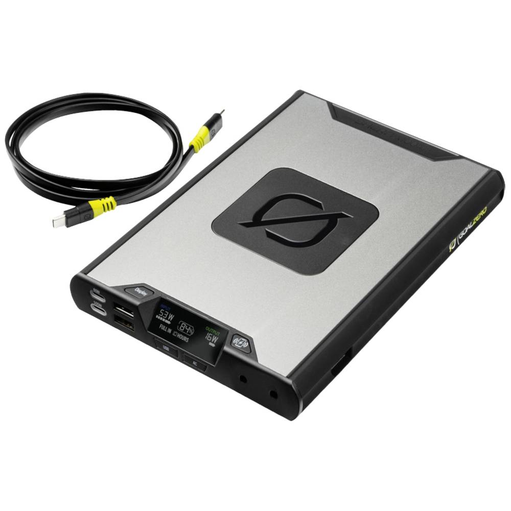 Goal Zero Sherpa 100AC 4.Gen. qi Powerbank 25600 mAh Li-ion USB-A, USB-C® Zwart, Zilver