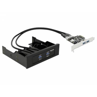 Delock 61893 2+2 Port USB 3.2 Gen 1 Controllerkarte