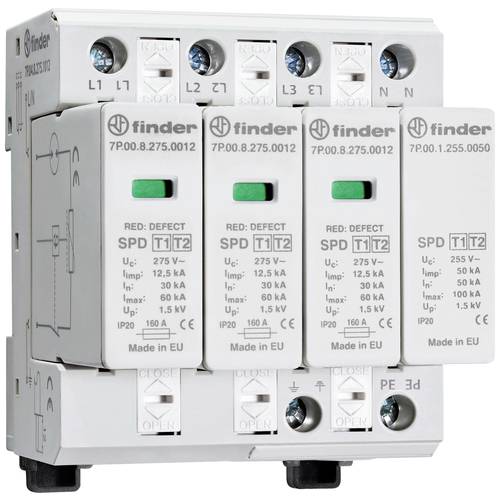 Finder 7P.04.8.275.1012 7P.04.8.275.1012 Überspannungsableiter 60 kA 1 St.