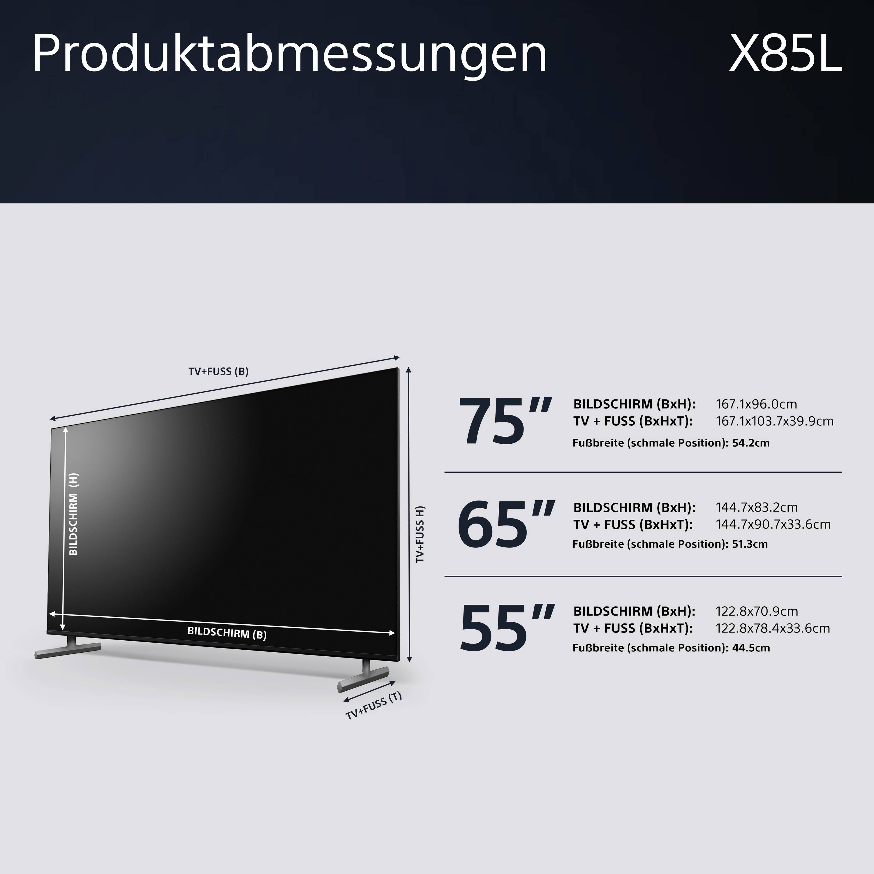 Sony Bravia KD-65X85L - 164 cm (65") Diagonalklasse (163.8 cm (64.5")-15