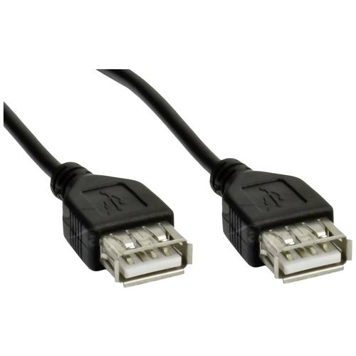 Thumbnail - Akyga USB-Kabel USB-A Buchse, USB-A Buchse 1.80 m Schwarz AK-USB-06