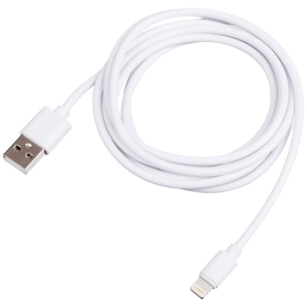Akyga USB-kabel USB-A stekker, Apple Lightning stekker 1.8 m AK-USB-31