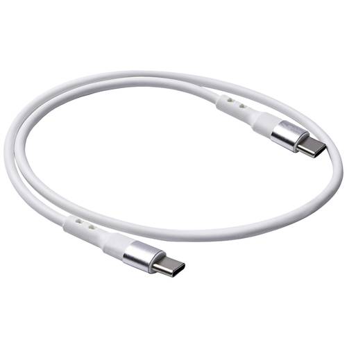 Akyga USB-Kabel USB-C® Stecker, USB-C® Stecker 0.50 m Weiß AK-USB-39