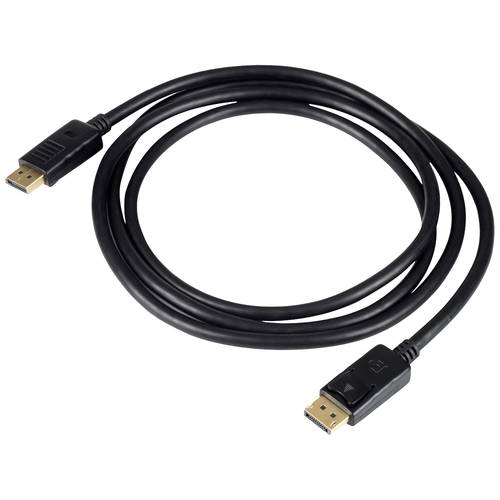 Akyga Anschlusskabel DisplayPort Stecker 1.8 m Schwarz AK-AV-10 DisplayPort-Kabel