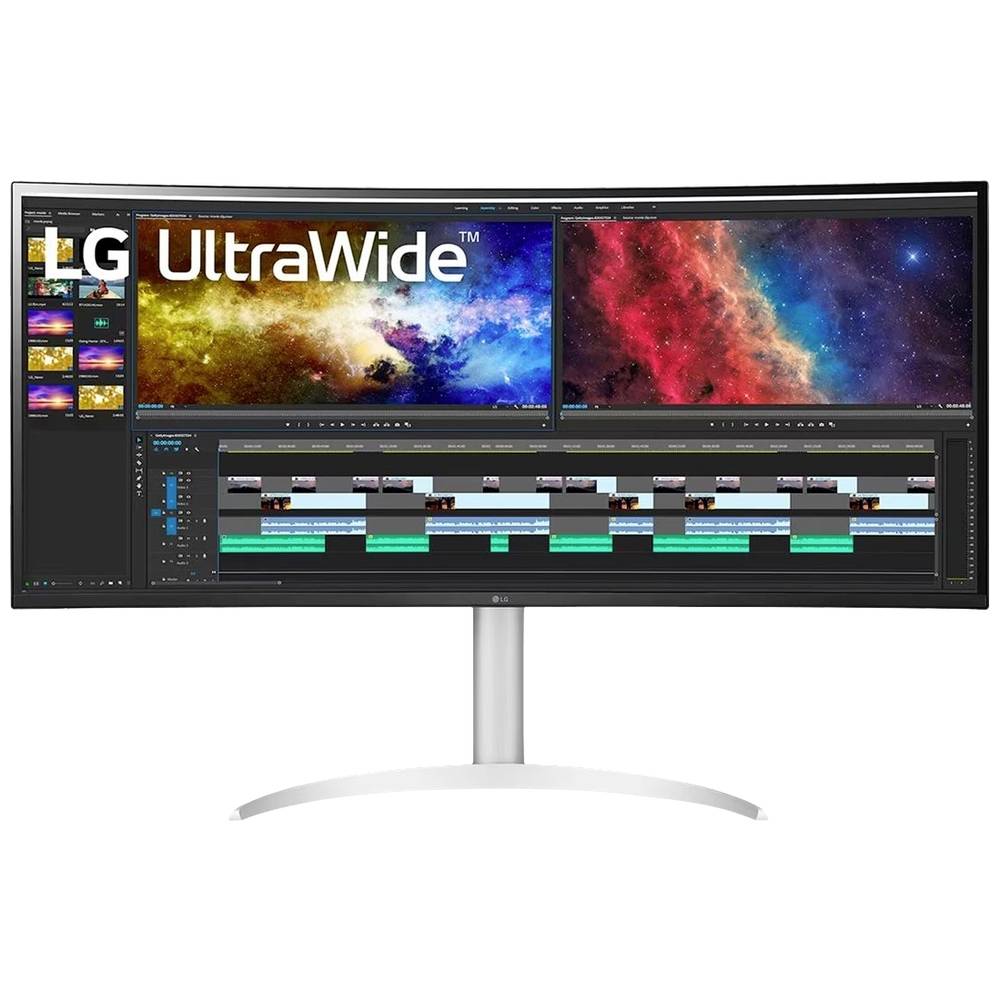 LG Electronics 38BQ85C-W LED-monitor Energielabel F (A - G) 95.3 cm (37.5 inch) 3840 x 1600 Pixel 21:9 5 ms DisplayPort IPS LCD