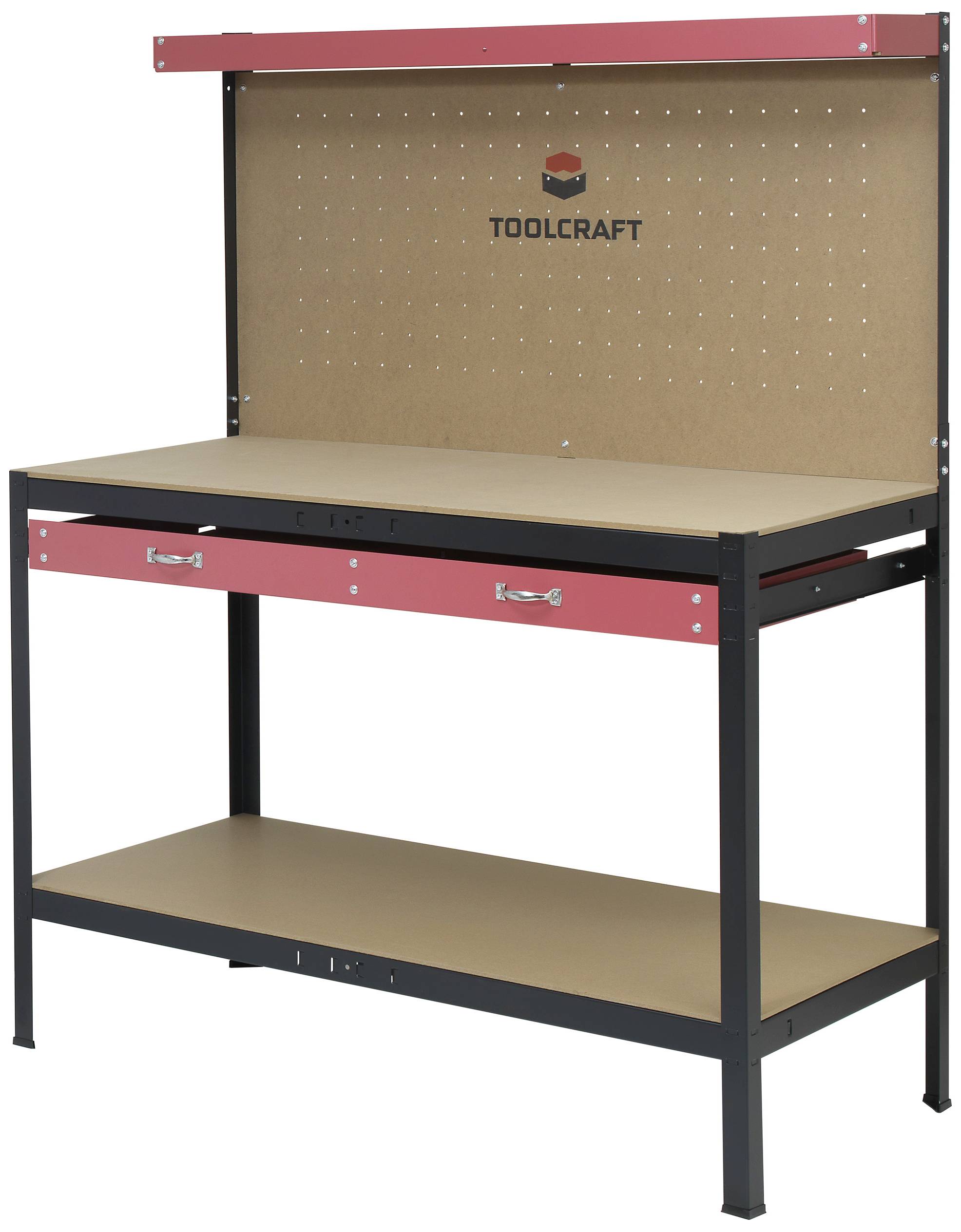 Toolcraft – Werkbank (B x H x T) 600 x 1550 x 1200 mm →