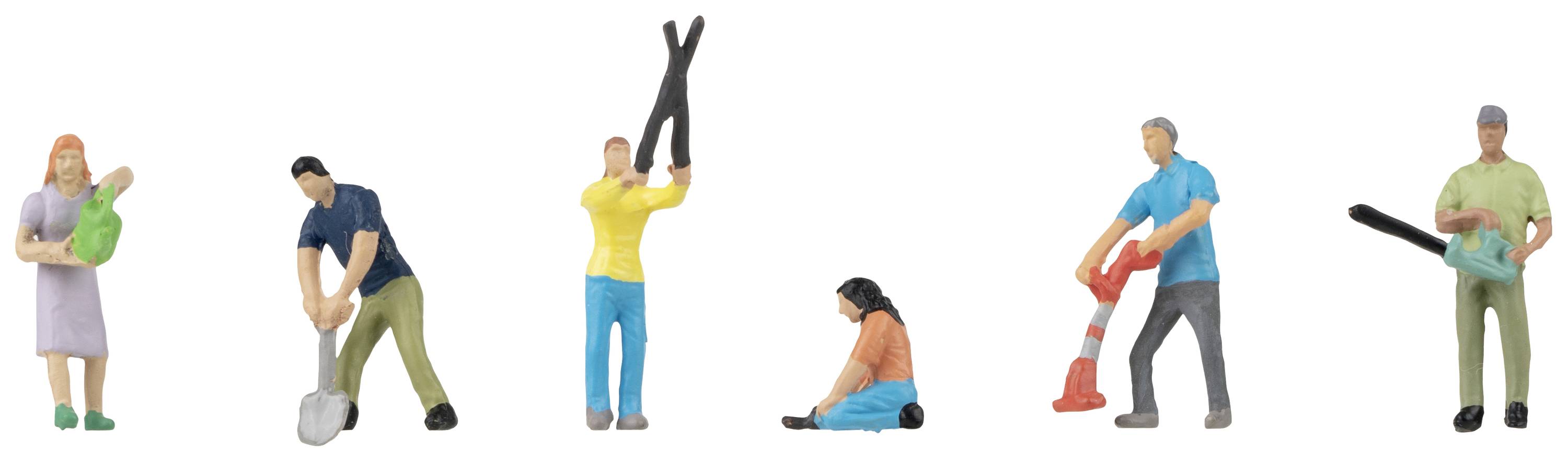 NOCH H0 Stehcafé 15833 - 7 Bemalt Figuren Für Modelleisenbahn