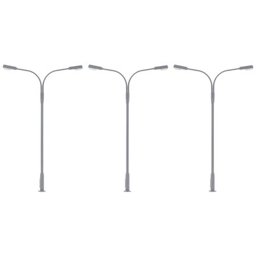 Faller H0 Peitschenleuchte doppelt Fertigmodell 180120 3 St.