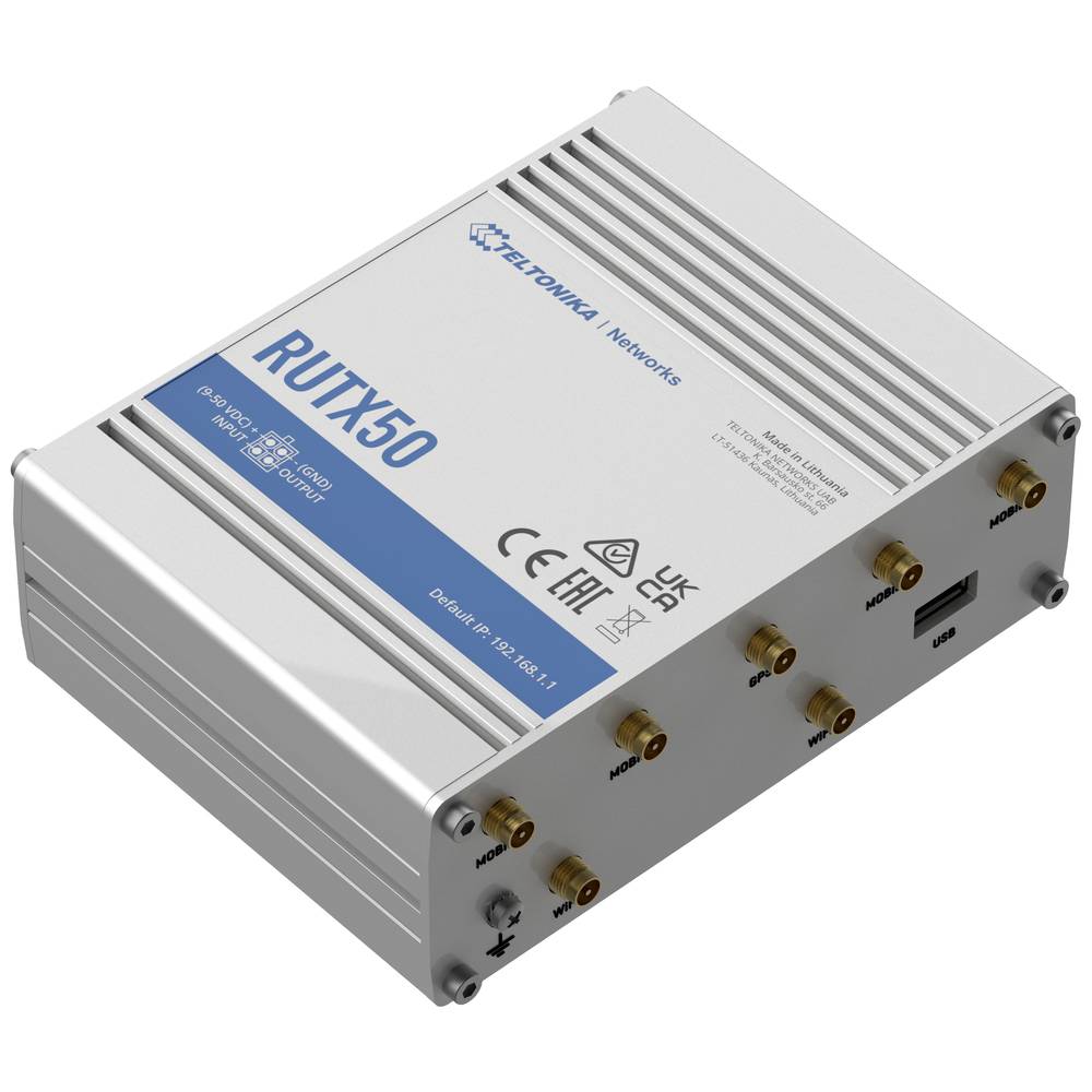 Teltonika RUTX50 Router Geïntegreerd modem: LTE, UMTS 2.4 GHz, 5 GHz