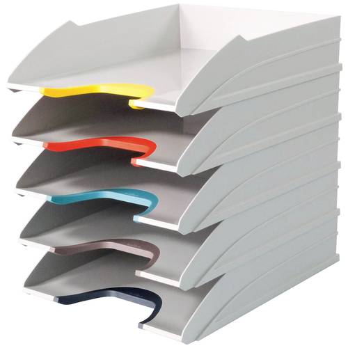 Durable 770427 VARICOLOR® MIX TRAY SET Briefablage DIN A4, DIN C4 Grau 5 St.
