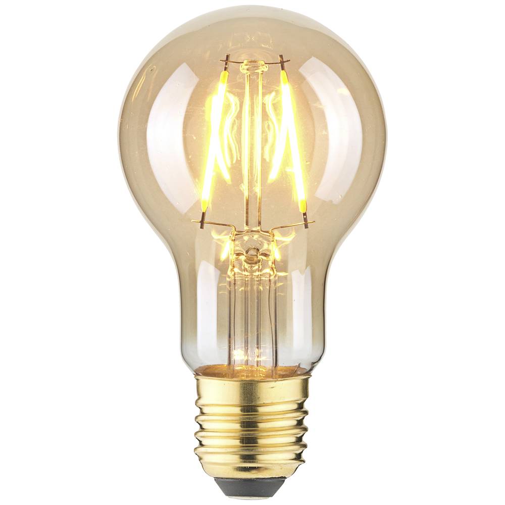 LightMe LM85055 LED-lamp E27 Peer 2.5 W Barnsteen (Ø x l) 60 mm x 108 mm 1 stuk(s)