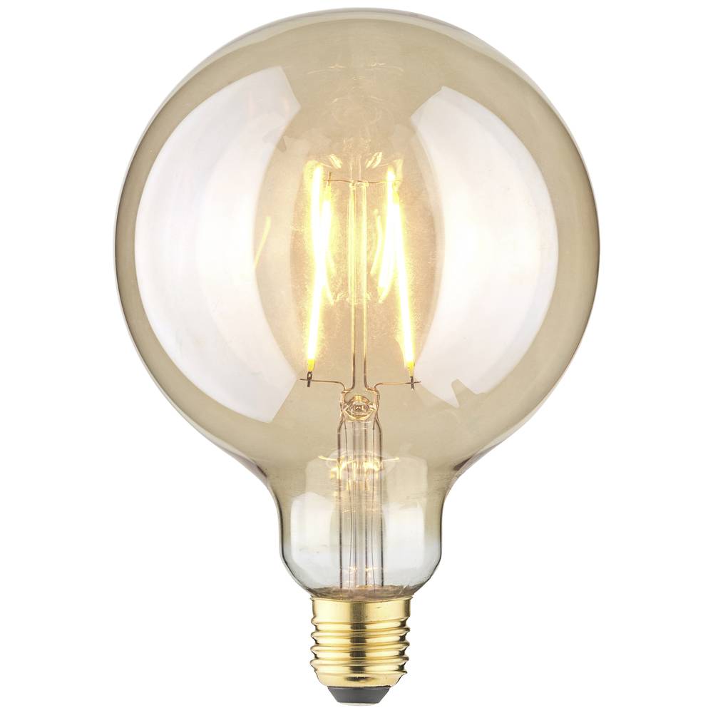 LightMe LM85061 LED-lamp E27 Globe 2.5 W Barnsteen (Ø x l) 125 mm x 178 mm 1 stuk(s)