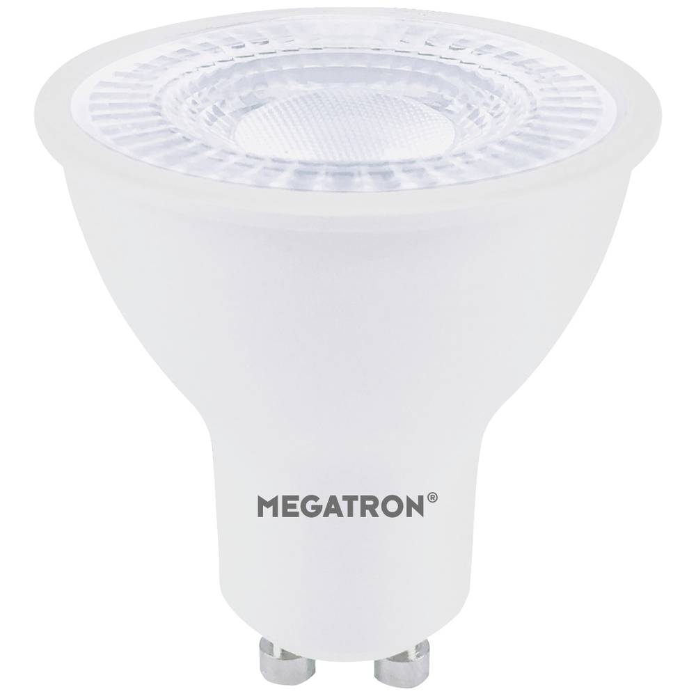 Megatron MT65009 LED-lamp Energielabel F (A - G) GU10 Reflector 4.8 W Warmwit (Ø x l) 50 mm x 55 mm 1 stuk(s)