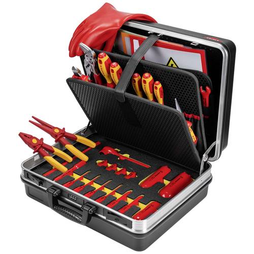 Thumbnail - Knipex Basic E-Mobilität 00 21 05 EV Werkzeugkoffer bestückt (L x B x H) 465 x 410 x 200 mm