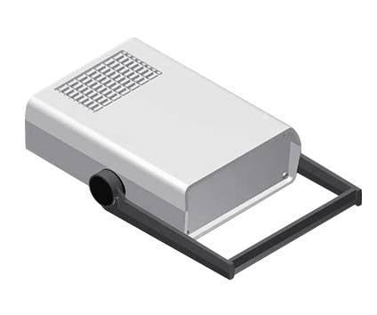 TEKO Gehäuse Front Panel KL-AUS Handle 198 x 178 x 54 mm Kunststoff lichtgrau