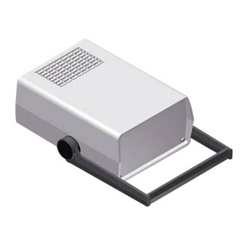 TEKO Gehäuse Front Panel KL-AUS Handle 198 x 178 x 72 mm Kunststoff lichtgrau