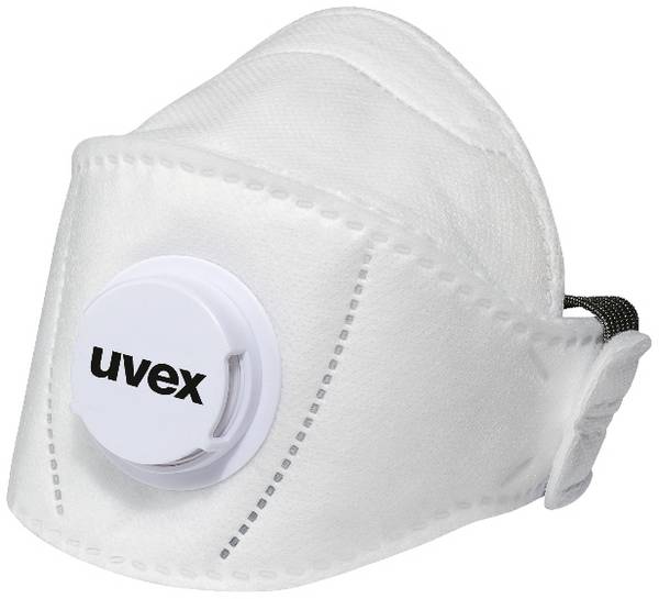 uvex silv-Air 5310+ 8735311 Feinstaubmaske mit Ventil FFP3 15 St. EN 149:2001 + A1:2009 DIN 149:2001 + A1:2009