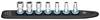 Hazet 850-SR/7 Steckleiste Antrieb 1/4" (6.3 mm) 245 mm 1 St.