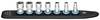 Hazet 850A-SR/7 Steckleiste Antrieb 1/4" (6.3 mm) 245 mm 1 St.