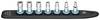 Hazet 850E-SR/7 Steckleiste Antrieb 1/4" (6.3 mm) 245 mm 1 St.