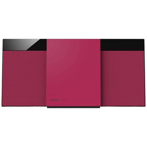 Panasonic SC-HC304EG-R Stereoanlage AUX, CD, UKW, DAB+, USB, 2 x 10 W Rot