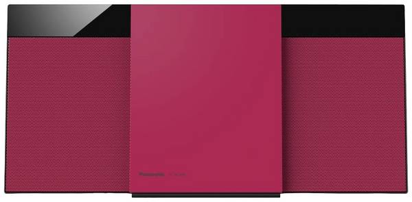 Panasonic SC-HC304EG-R Stereoanlage AUX, CD, UKW, DAB+, USB,  2 x 10 W Rot